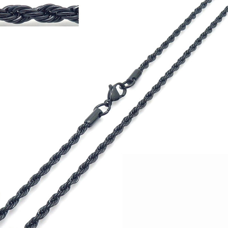 Twisted rope chain necklace – photo 12