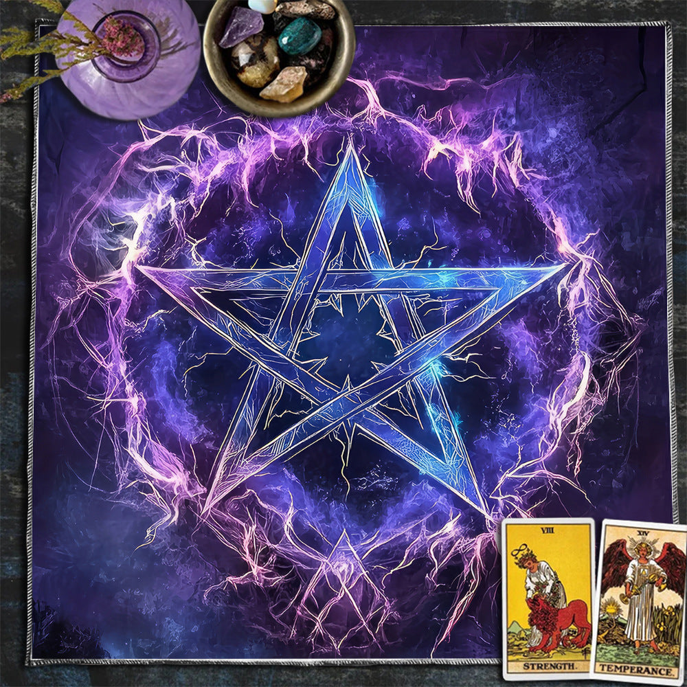 Celestial sun and moon tarot tablecloth – photo 21