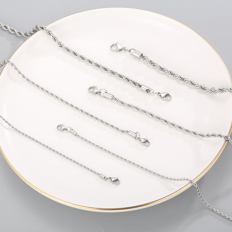 Twisted rope chain necklace – photo 3