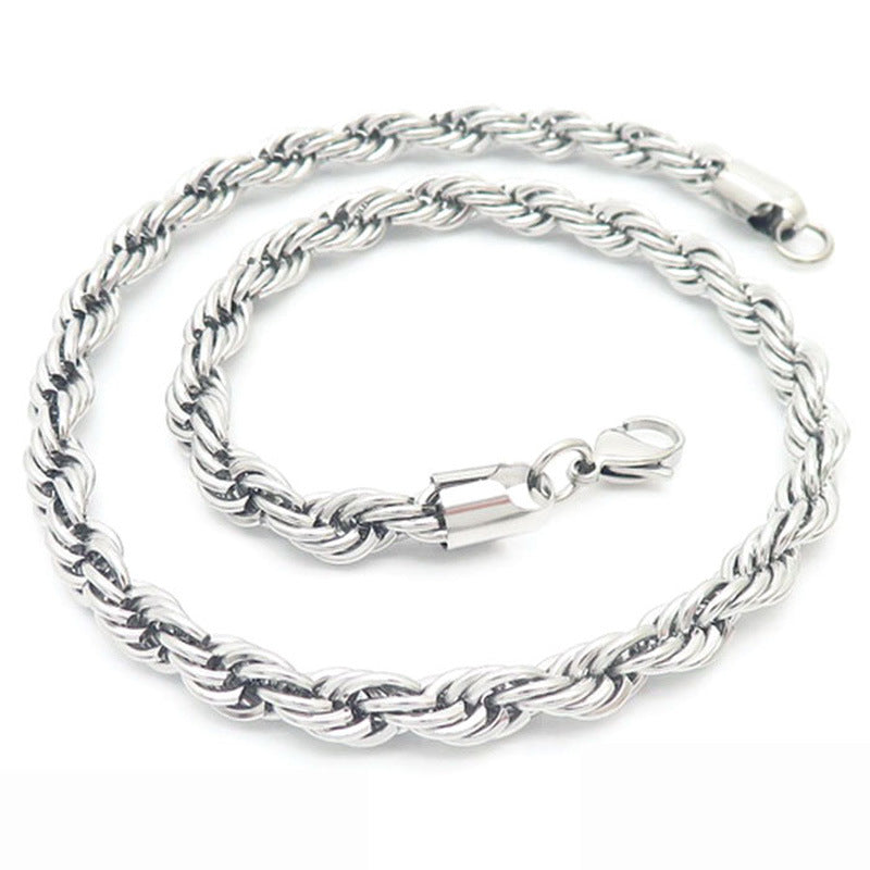 Twisted rope chain necklace – photo 33