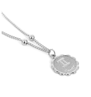 Dainty zodiac coin pendant necklace – photo 21