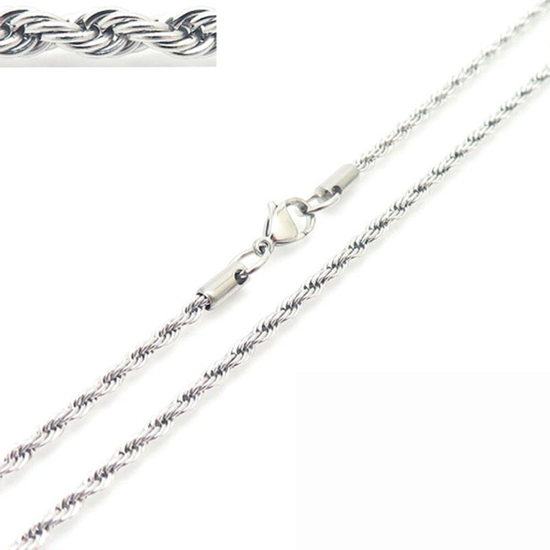 Twisted rope chain necklace – photo 34