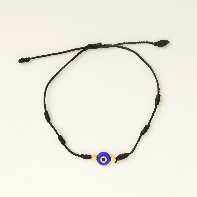 7-knot evil eye bracelet on a braided cord – photo 6