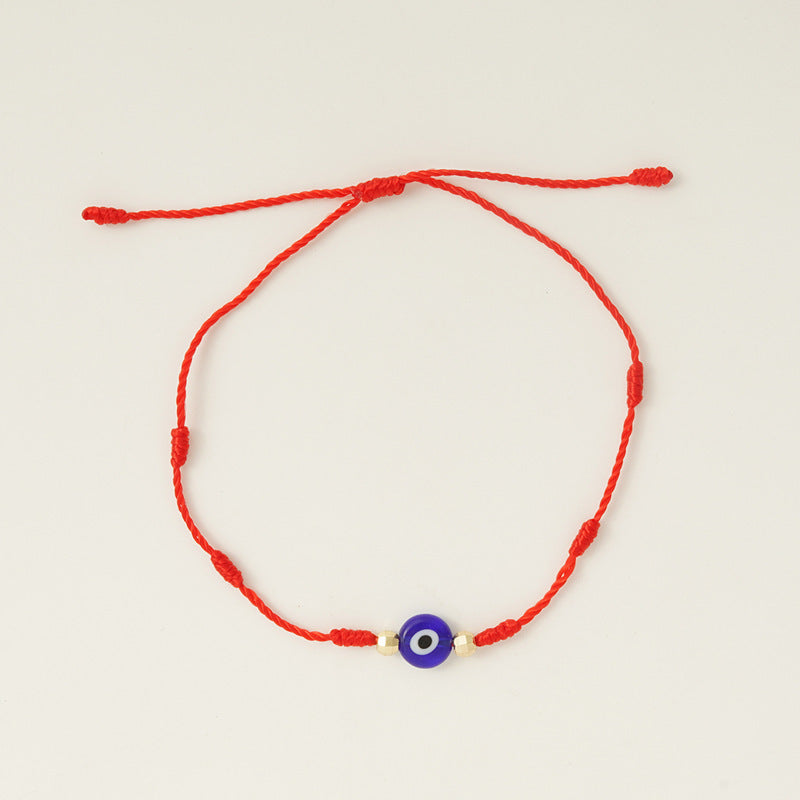 7-knot evil eye bracelet on a braided cord – photo 7