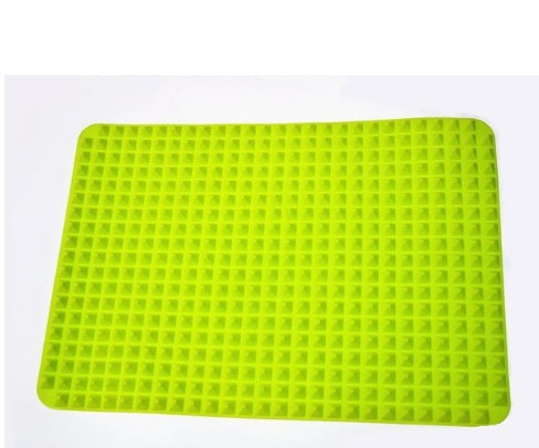 Red silicone pyramid baking mat – photo 12