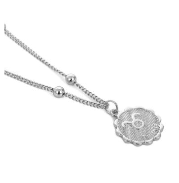 Dainty zodiac coin pendant necklace – photo 27