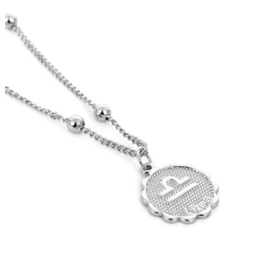 Dainty zodiac coin pendant necklace – photo 23