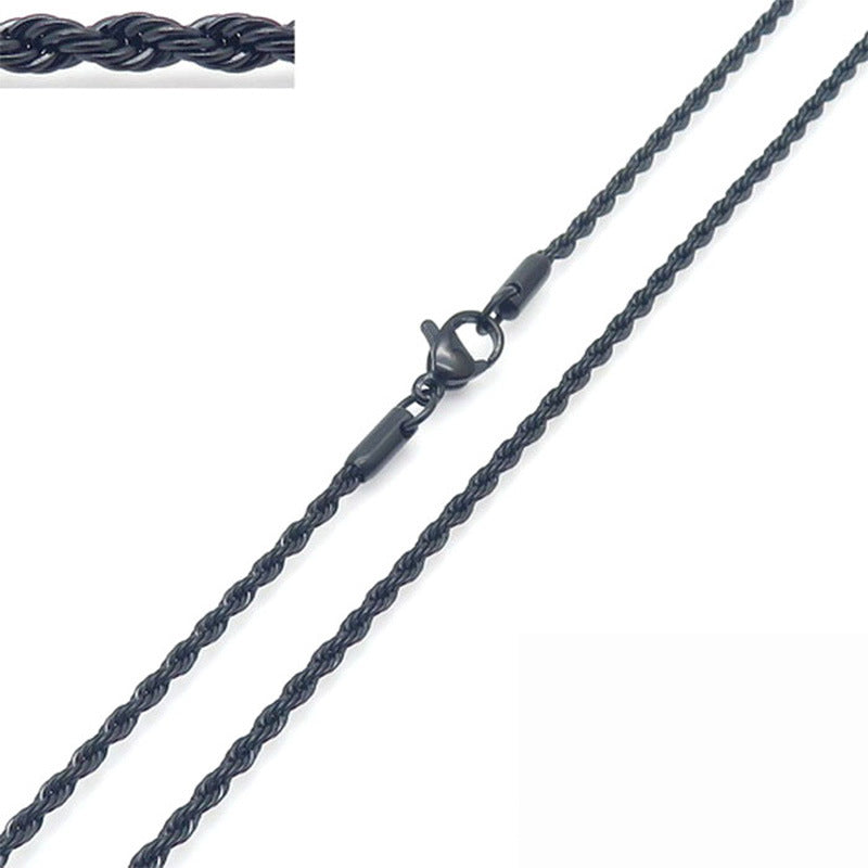 Twisted rope chain necklace – photo 4