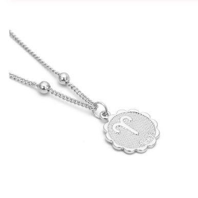 Dainty zodiac coin pendant necklace – photo 18