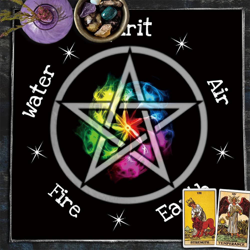 Celestial sun and moon tarot tablecloth – photo 16