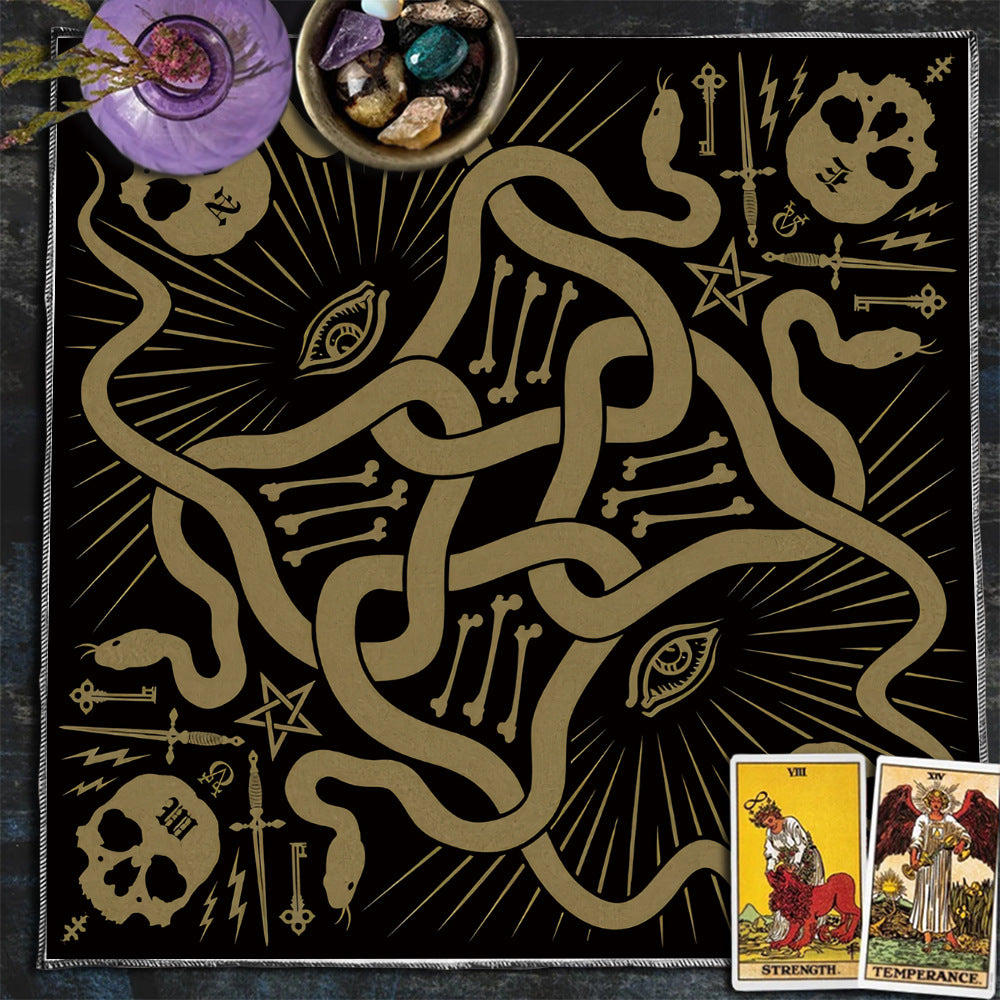Celestial sun and moon tarot tablecloth – photo 13