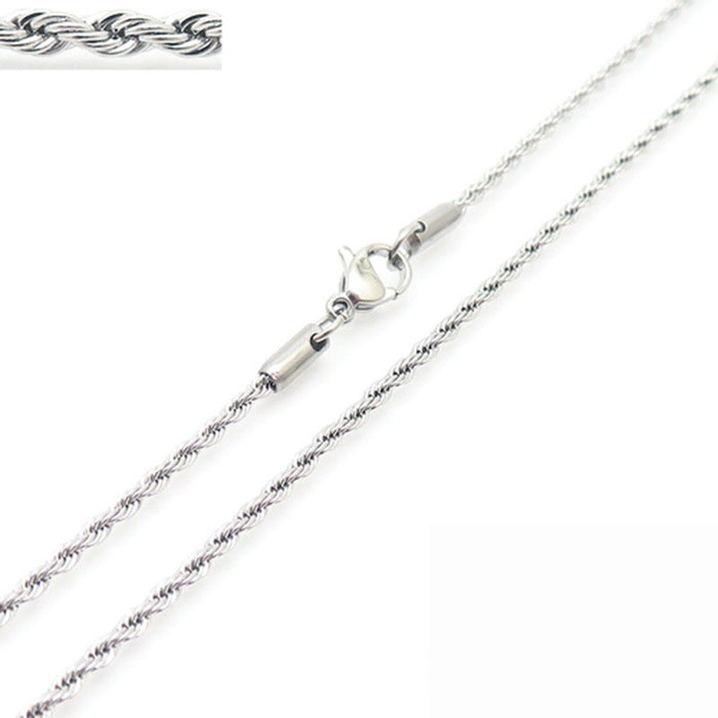 Twisted rope chain necklace – photo 9