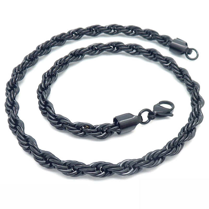 Twisted rope chain necklace – photo 16