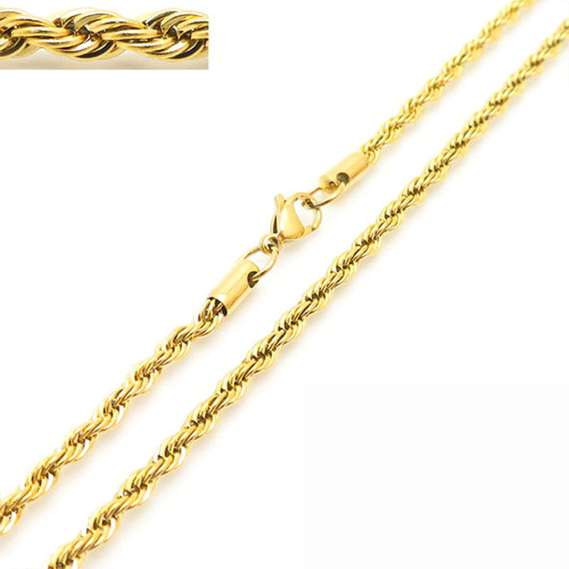 Twisted rope chain necklace – photo 20