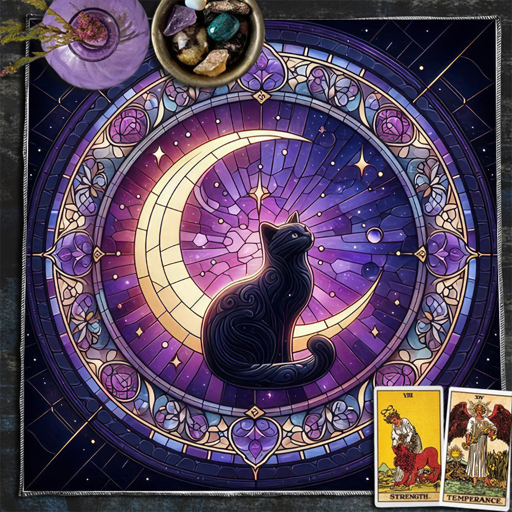 Celestial sun and moon tarot tablecloth – photo 23