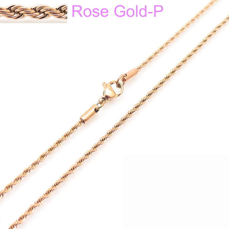 Twisted rope chain necklace – photo 6