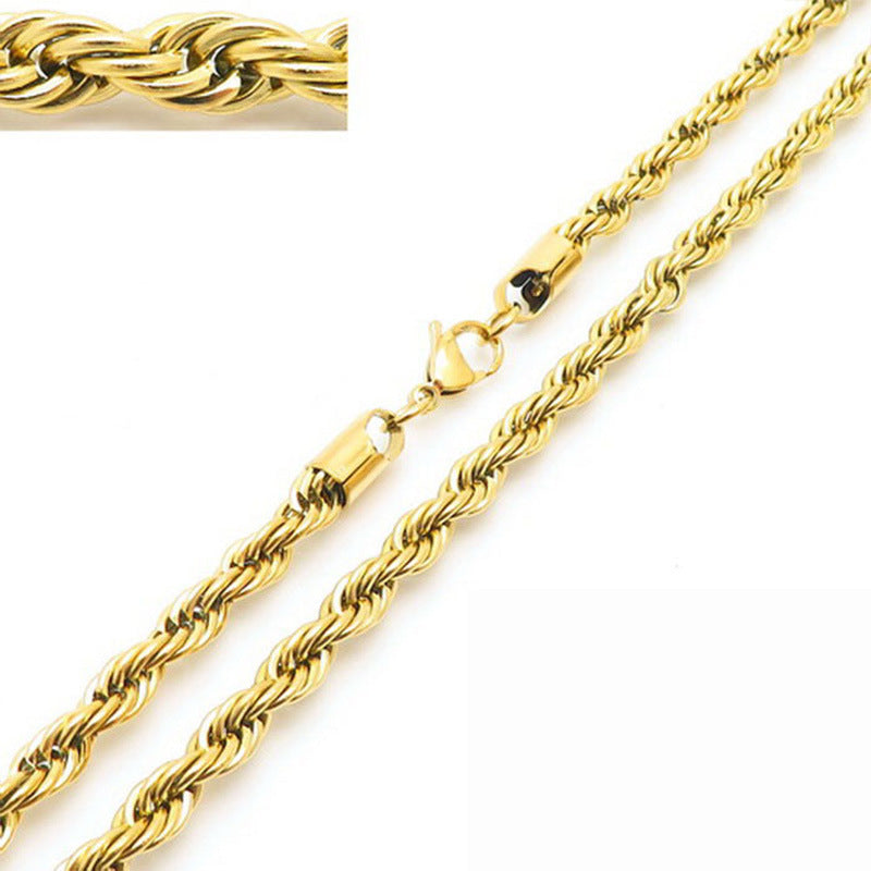 Twisted rope chain necklace – photo 22