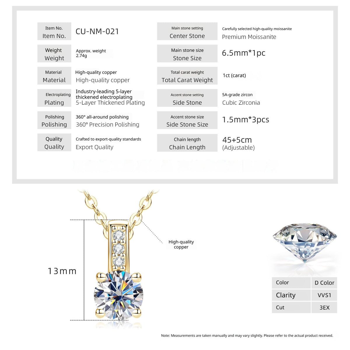 Round halo medallion necklace with sparkling stones – photo 4