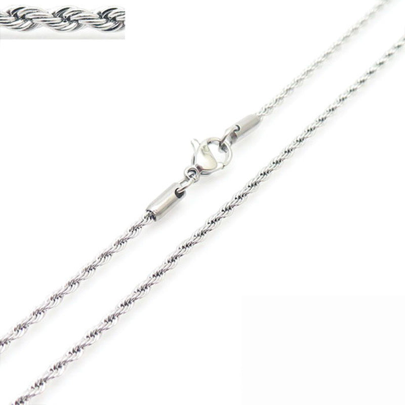 Twisted rope chain necklace – photo 8