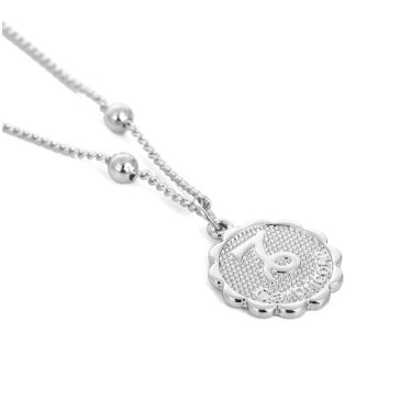 Dainty zodiac coin pendant necklace – photo 20