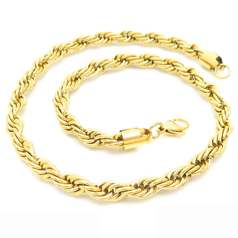 Twisted rope chain necklace – photo 24