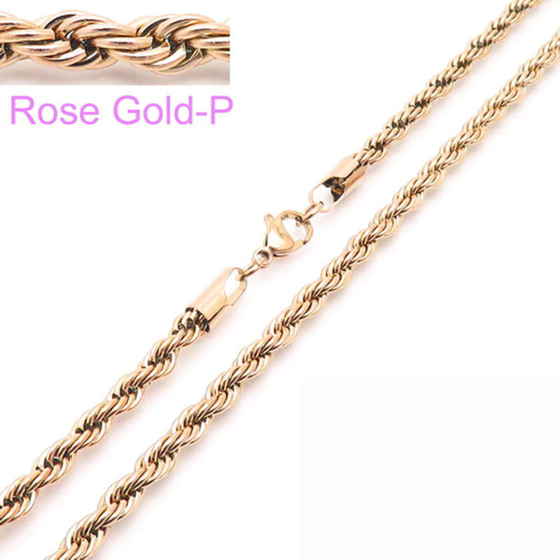 Twisted rope chain necklace – photo 26