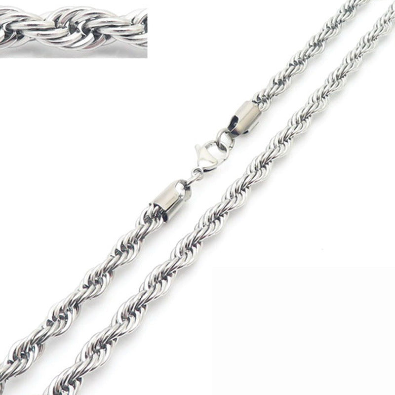 Twisted rope chain necklace – photo 32