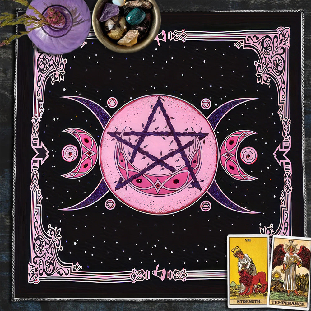 Celestial sun and moon tarot tablecloth – photo 25
