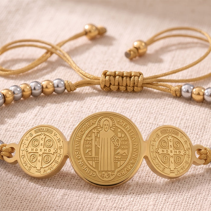 St. Benedict medal bracelet with meaning card – photo 8