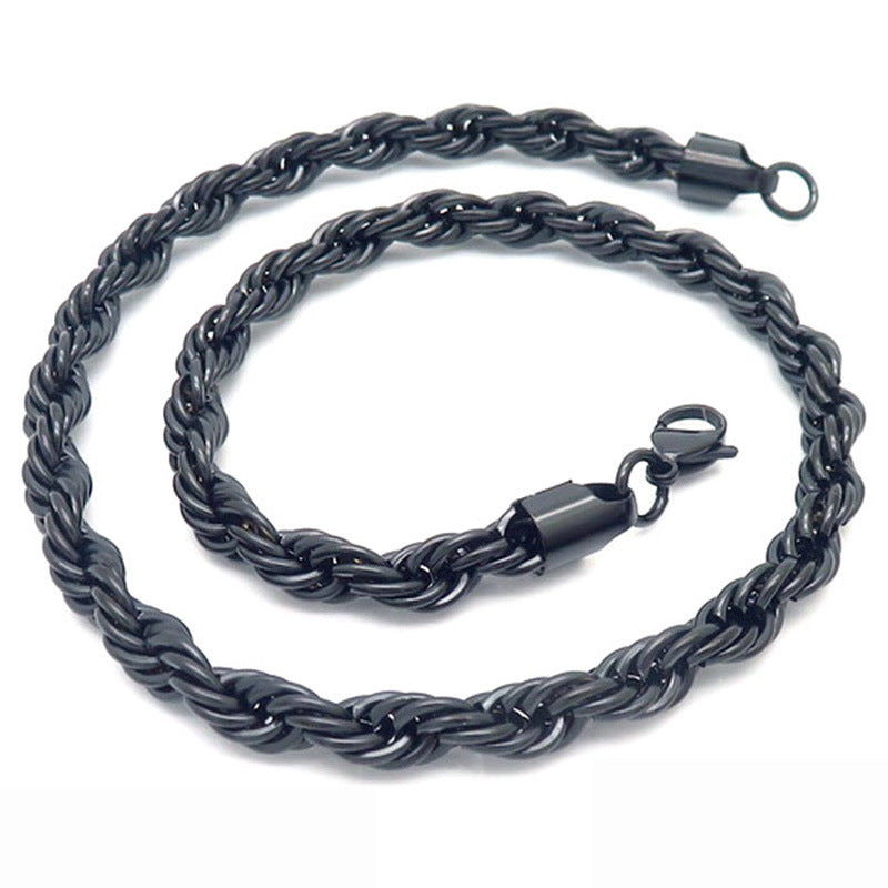 Twisted rope chain necklace – photo 17