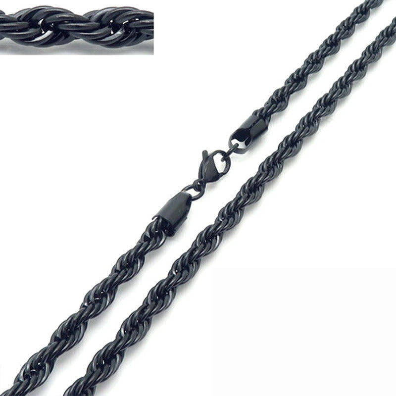 Twisted rope chain necklace – photo 15