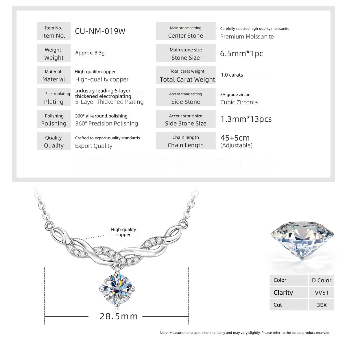 Round halo medallion necklace with sparkling stones – photo 7
