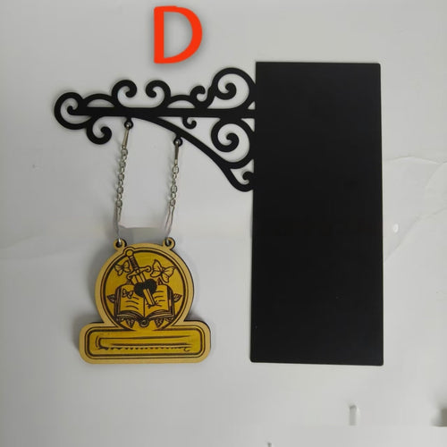 Book nook sign divider with Dark Romance sign between books – photo 2