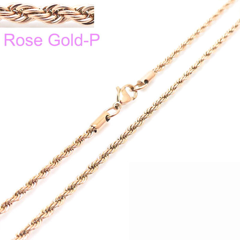 Twisted rope chain necklace – photo 25