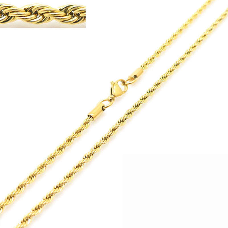 Twisted rope chain necklace – photo 19