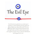 Evil eye string bracelet with blue glass bead on a woven cord – photo 9