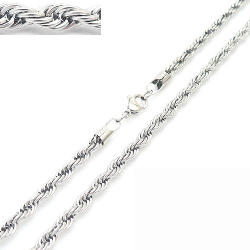 Twisted rope chain necklace – photo 36
