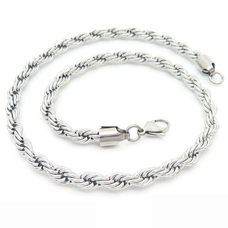 Twisted rope chain necklace – photo 37