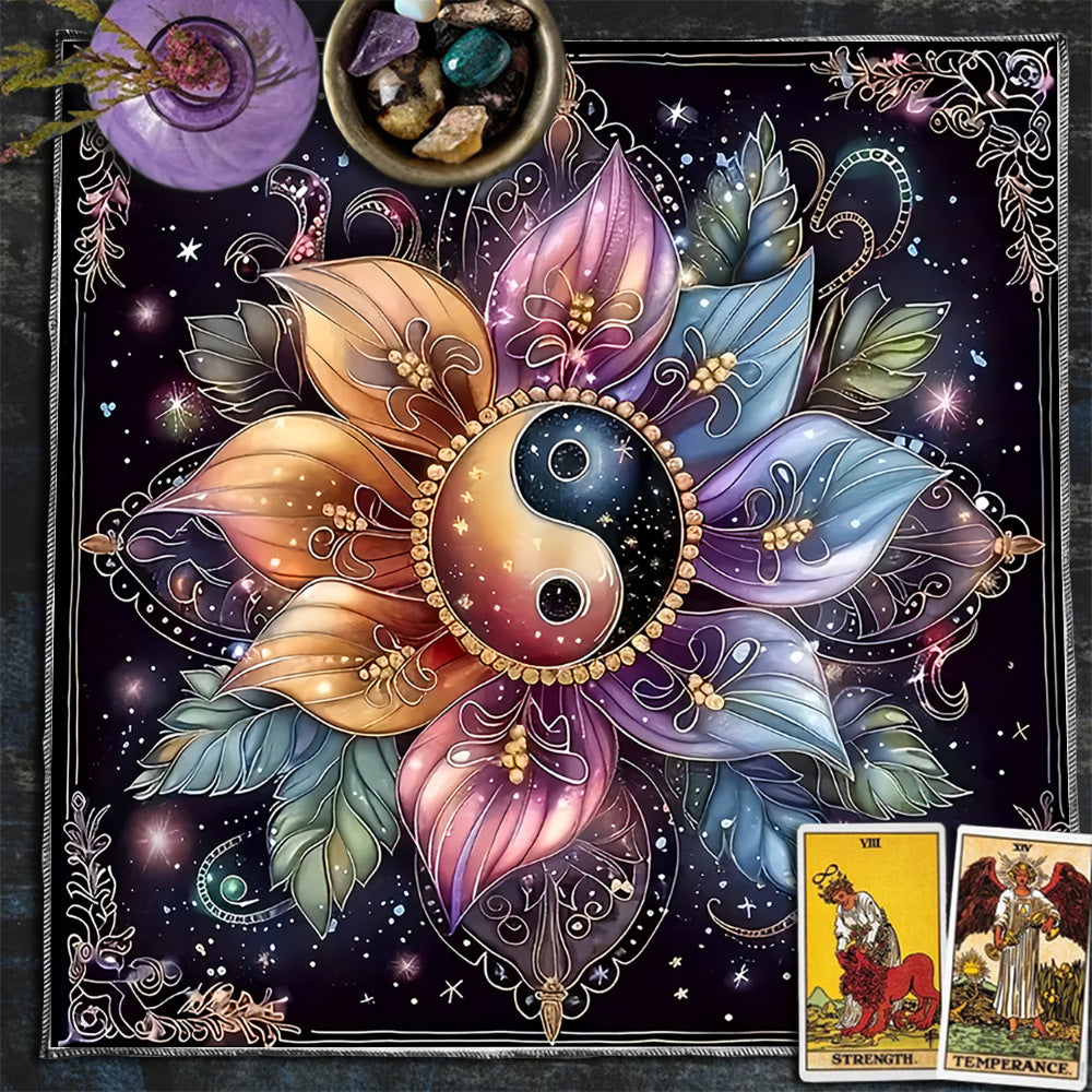 Celestial sun and moon tarot tablecloth – photo 11