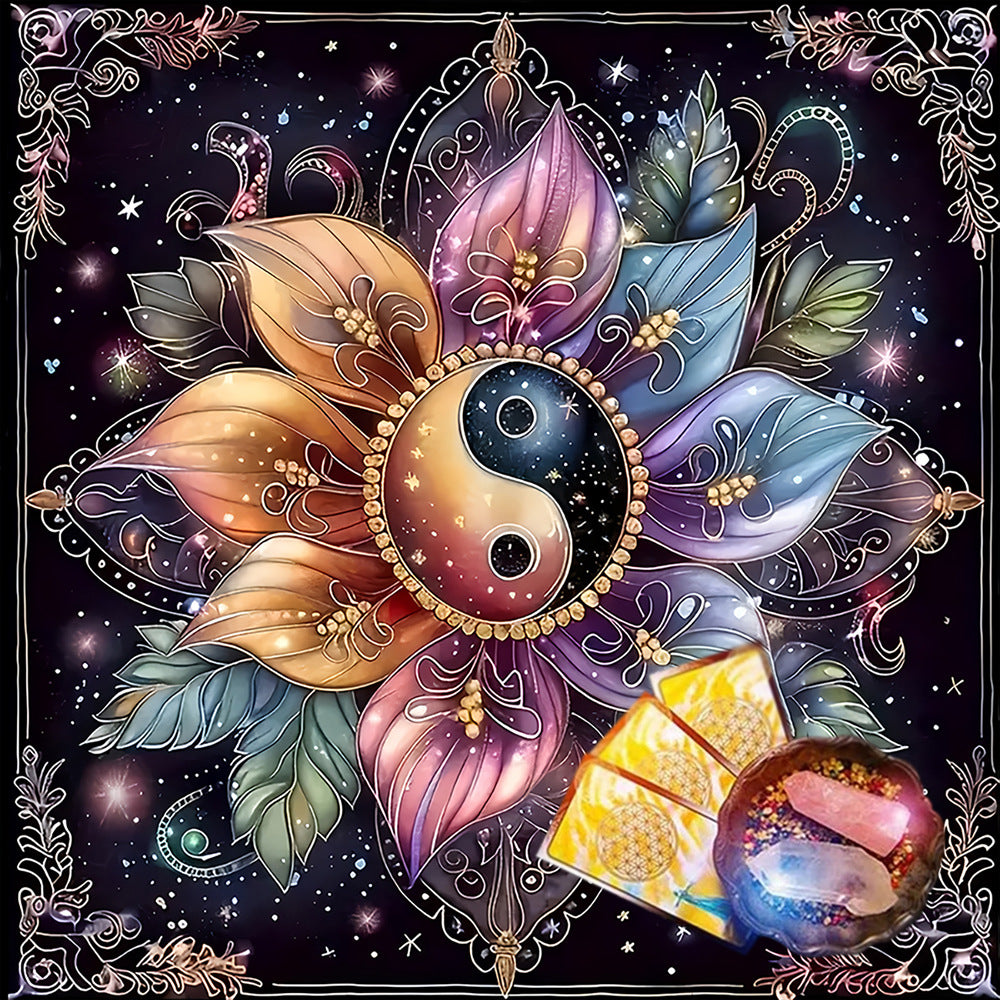 Celestial sun and moon tarot tablecloth – photo 7
