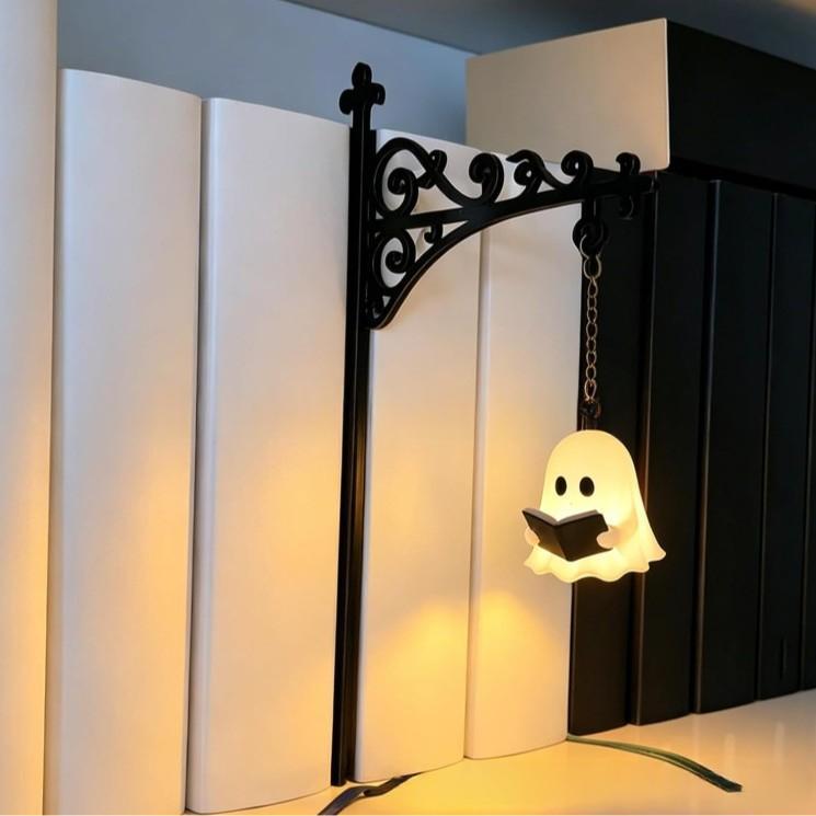 Mini black lantern lamp hanging from a scroll stand – photo 2